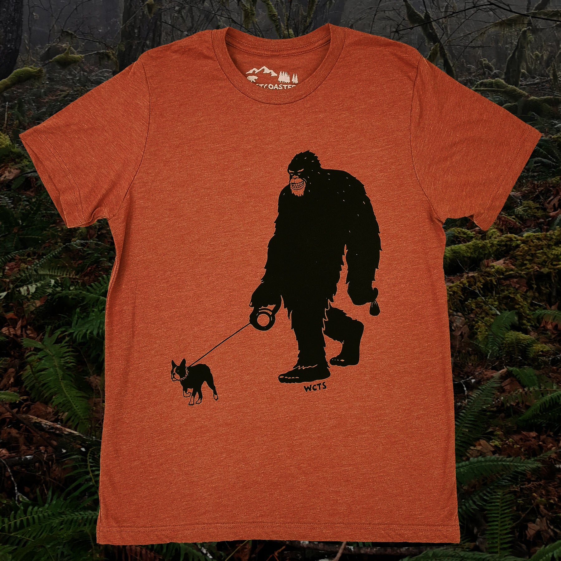 Adult Unisex Walking the Dog Graphic Tee