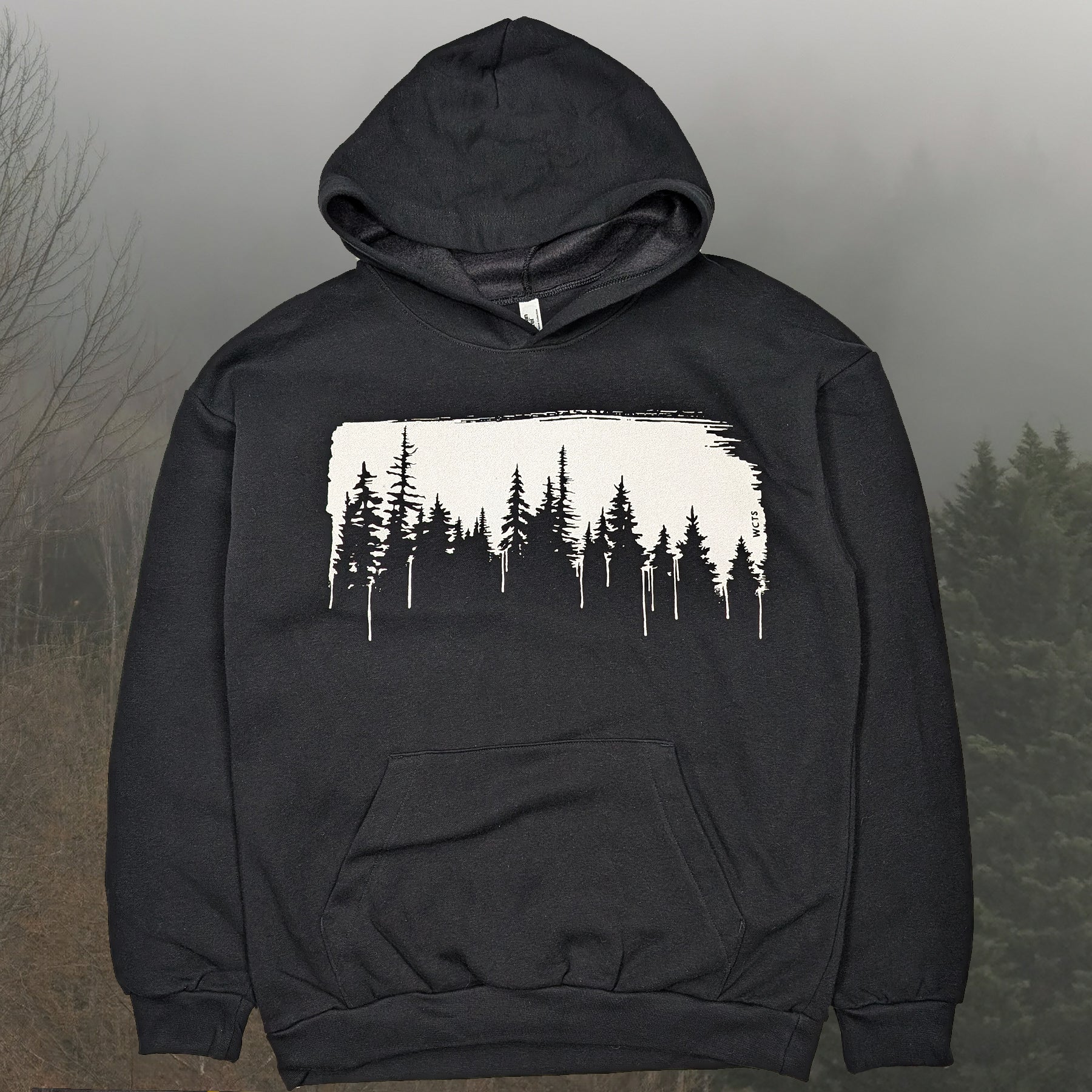 Adult unisex Painted Forest Pullover Hoodie