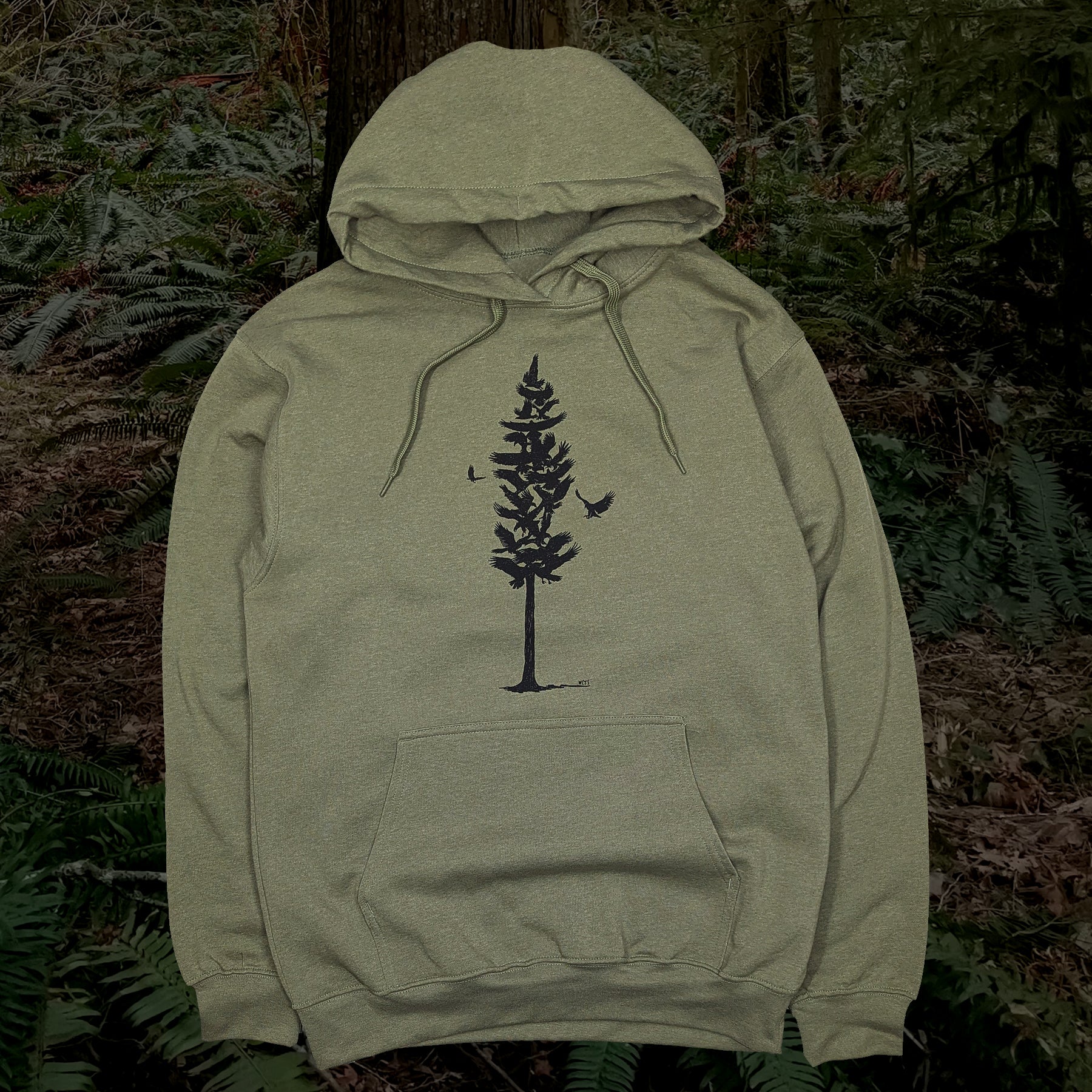 Adult Unisex Eagle Pine Hoodie