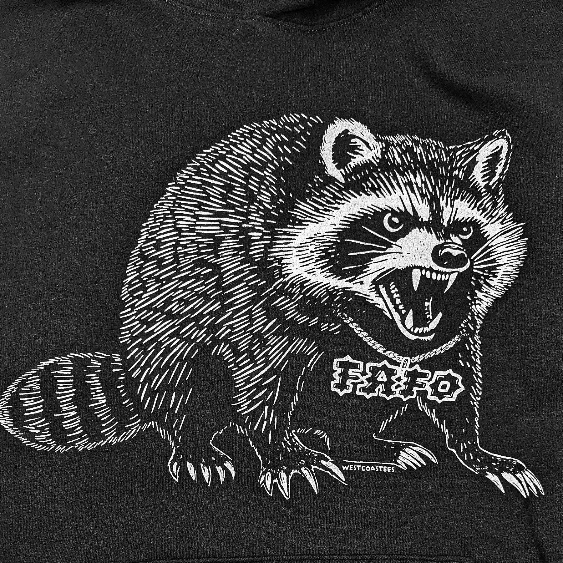 Adult Unisex FAFO Raccoon Hoodie