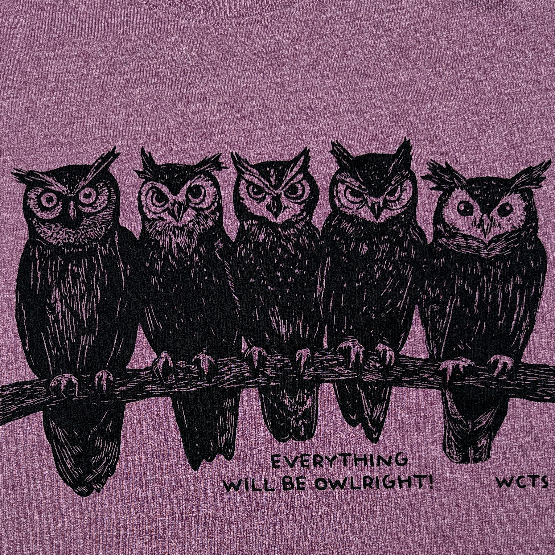 Kid's Everything Will Be Owlright T-shirt