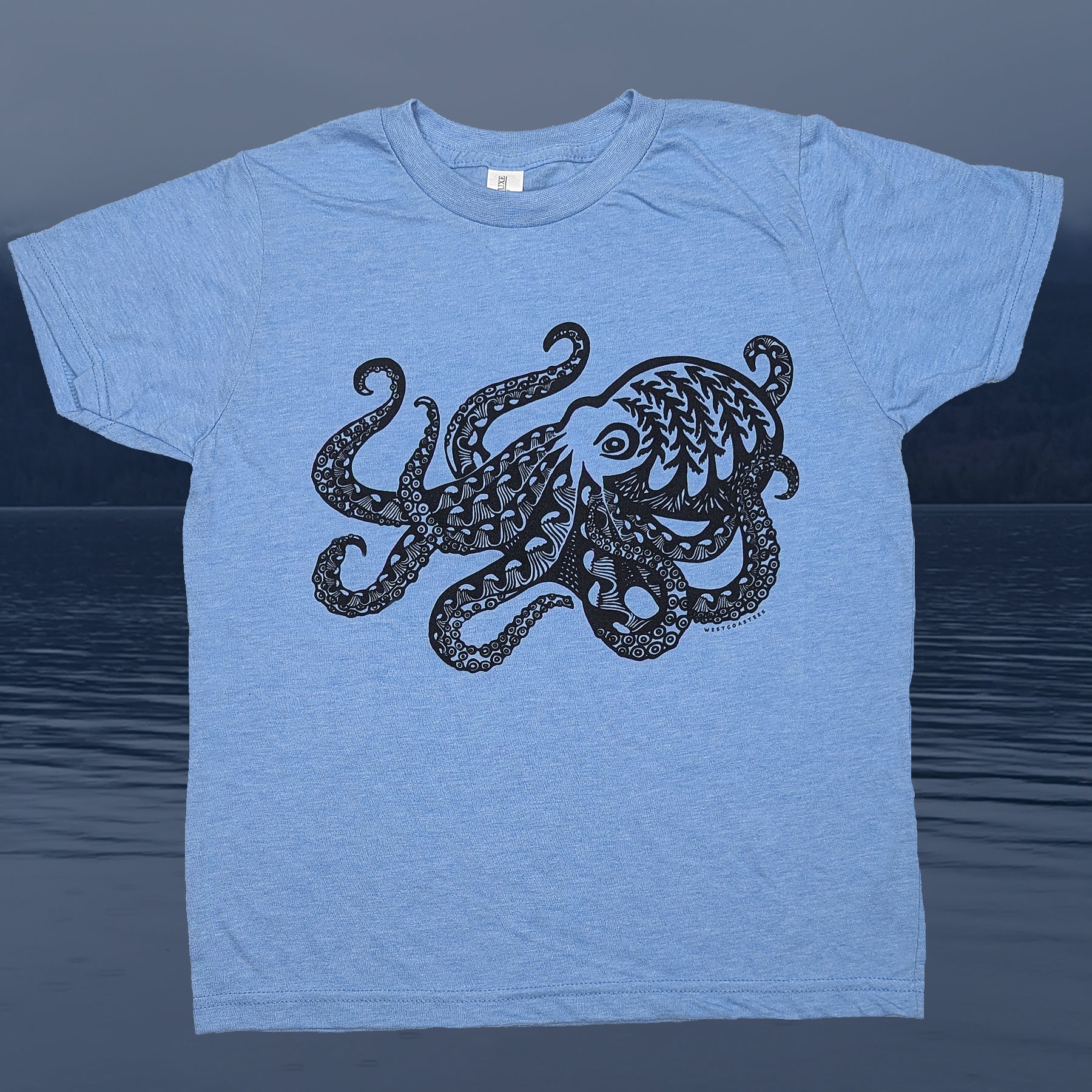 Kid's Forest Octopus T-shirt