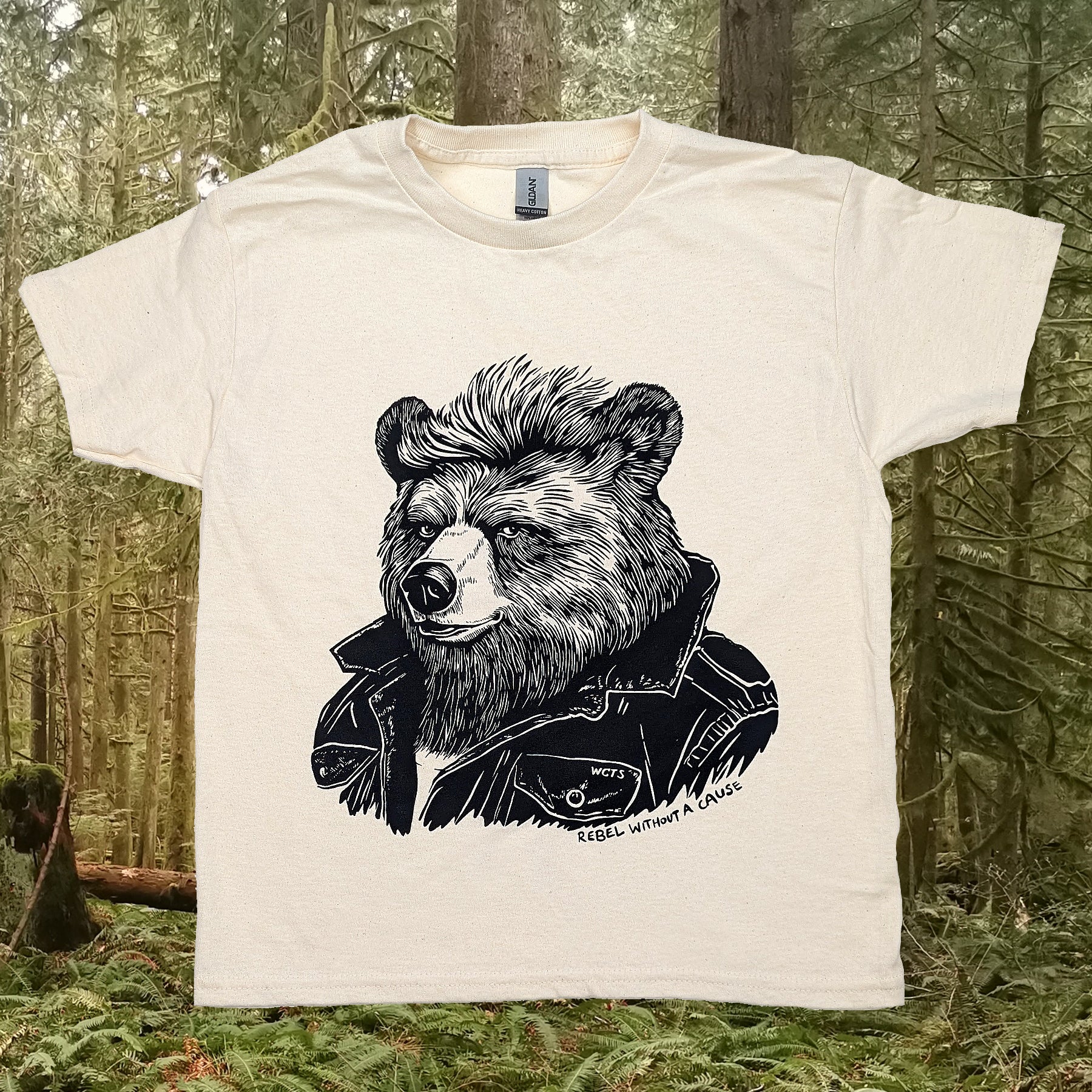 Kids Rebel bear t-shirt