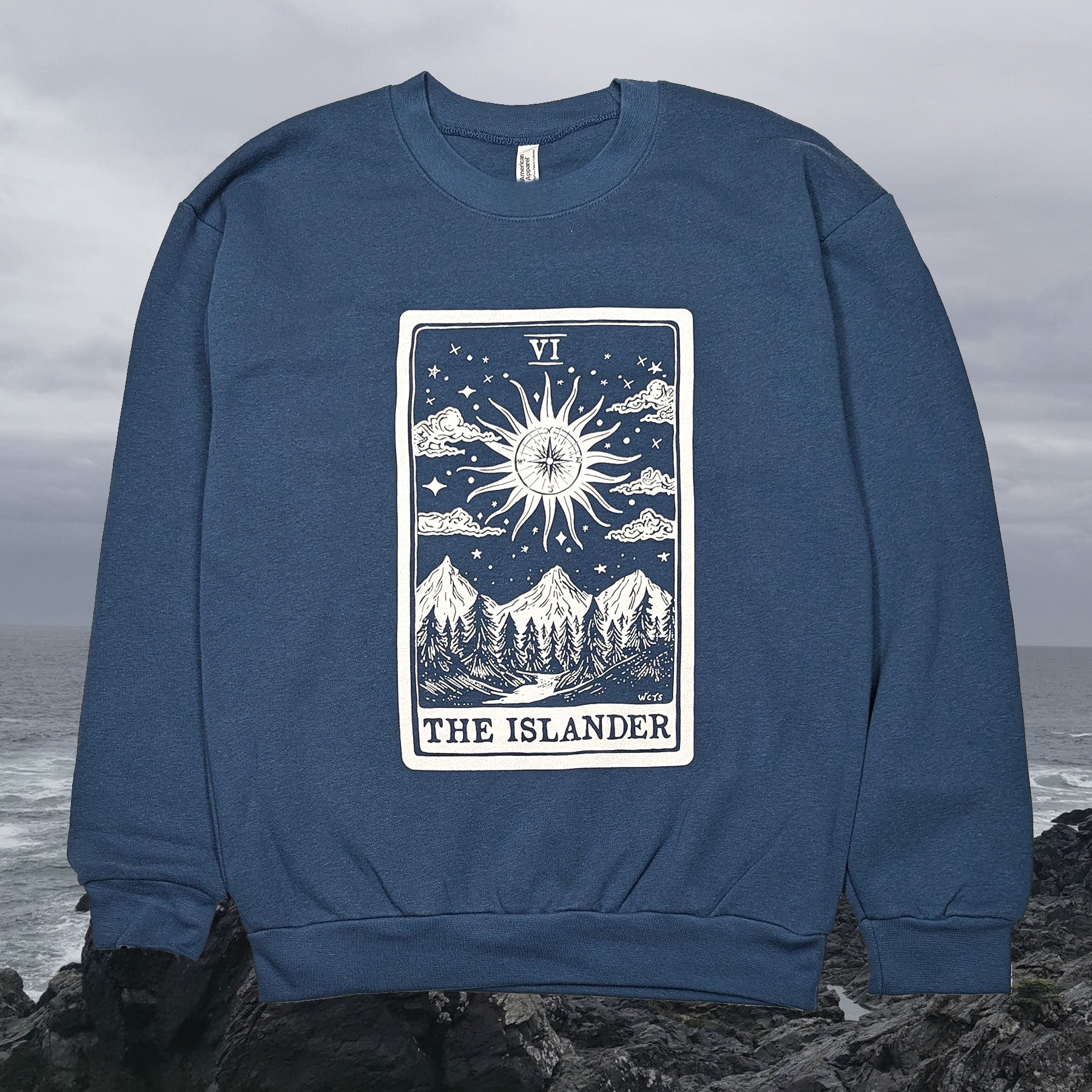 Adult Unisex Islander Tarot crewneck sweater