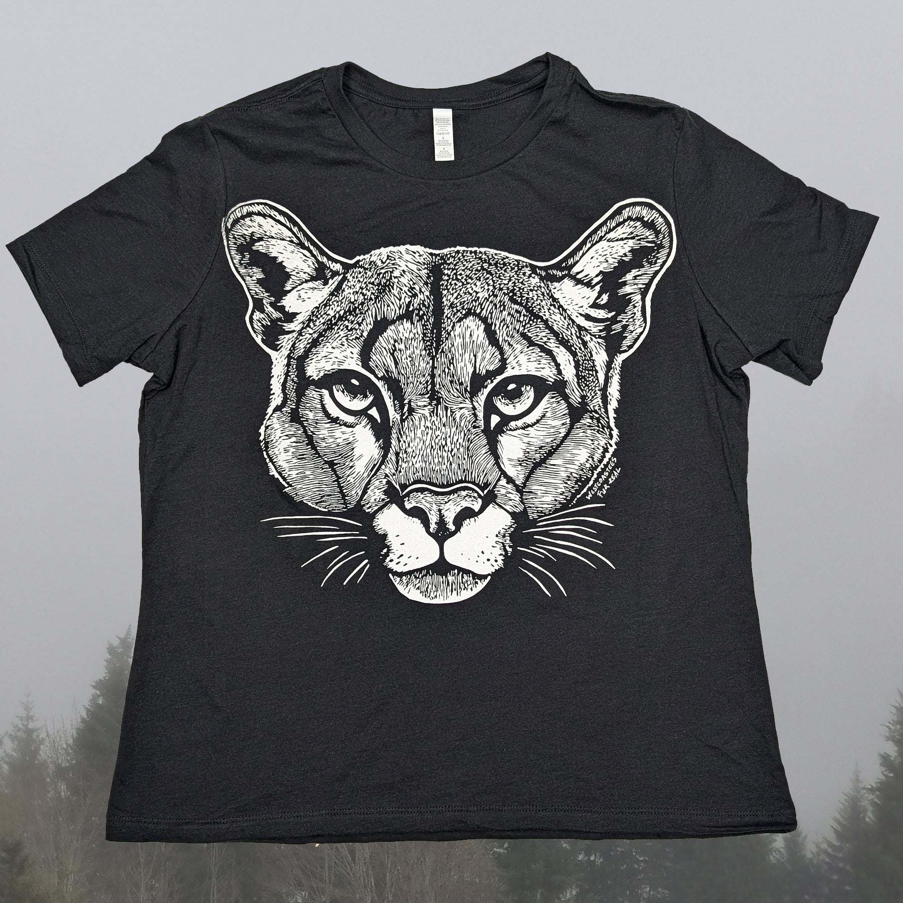 Women's Mountain Lion Crewneck T-shirt