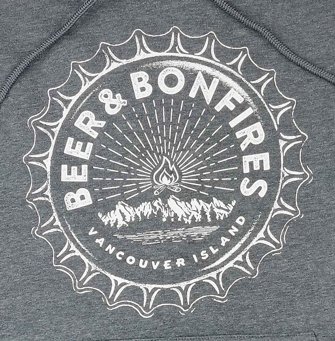 Adult Unisex Beer and Bonfires Hoodie Westcoastees